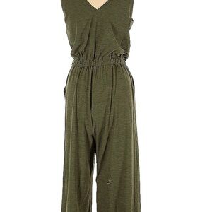 Old Navy Olive Green Sleeveless Jumpsuit